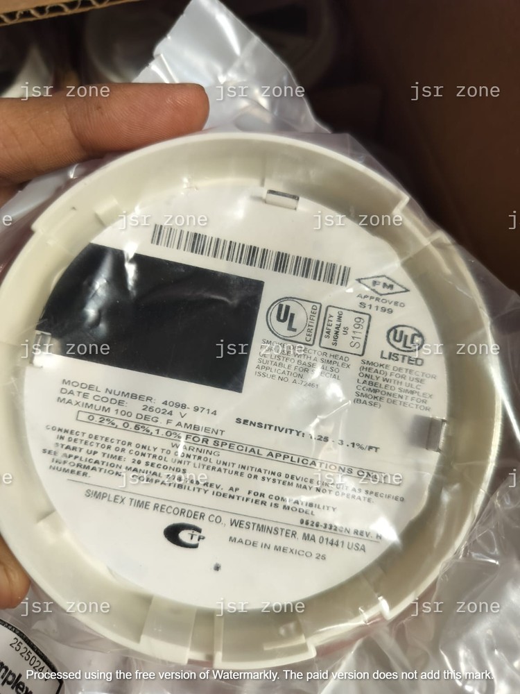 Simplex 4098-9714 Smoke Detector