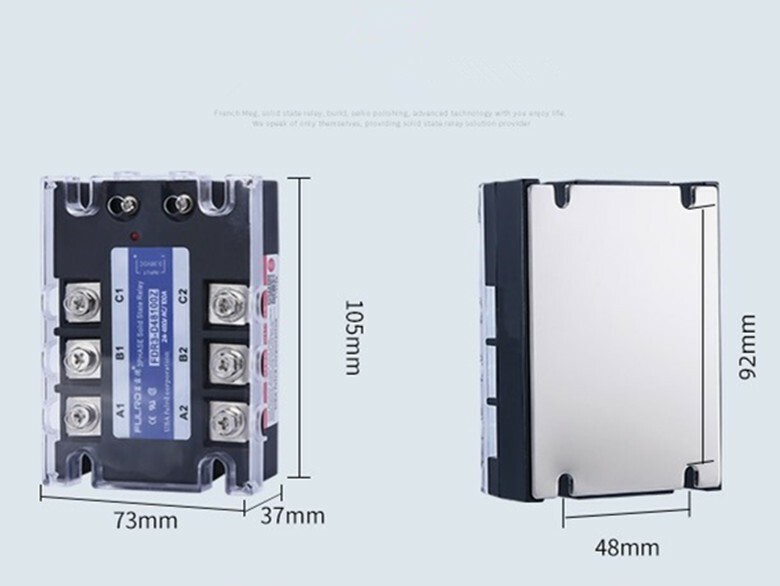 1pcs FULRD Three-phase Solid State Relay FDR3A60D100 100A DC-AC 24-600VAC