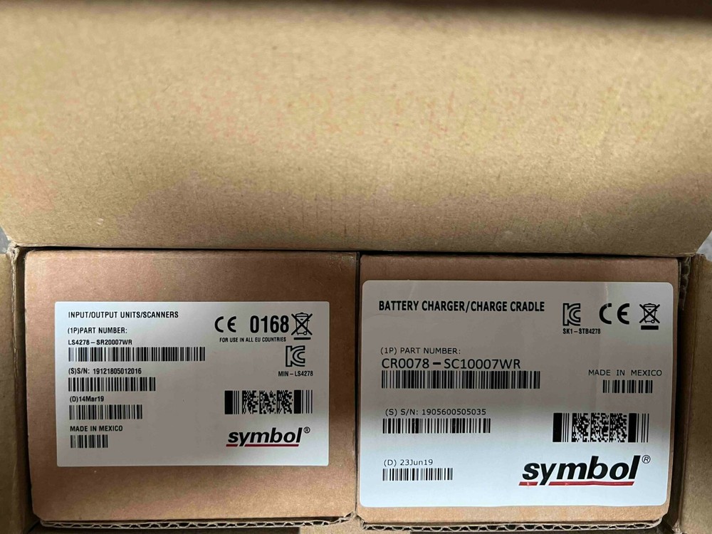 Symbol LS4278 Wireless Barcode Scanner with Cradle and USB Cable 1D