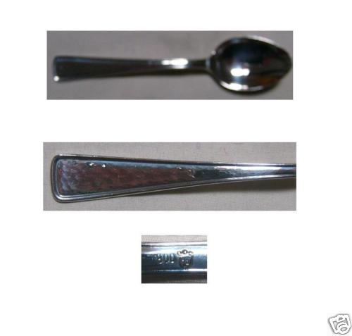 DIMMPLED PATTERN TEA SPOON HERMANN BAUER .800 SILVER ALLOY