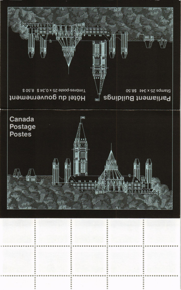 Canada 1986 Yvert C 912A Basic Parlament Building Architecture MNH