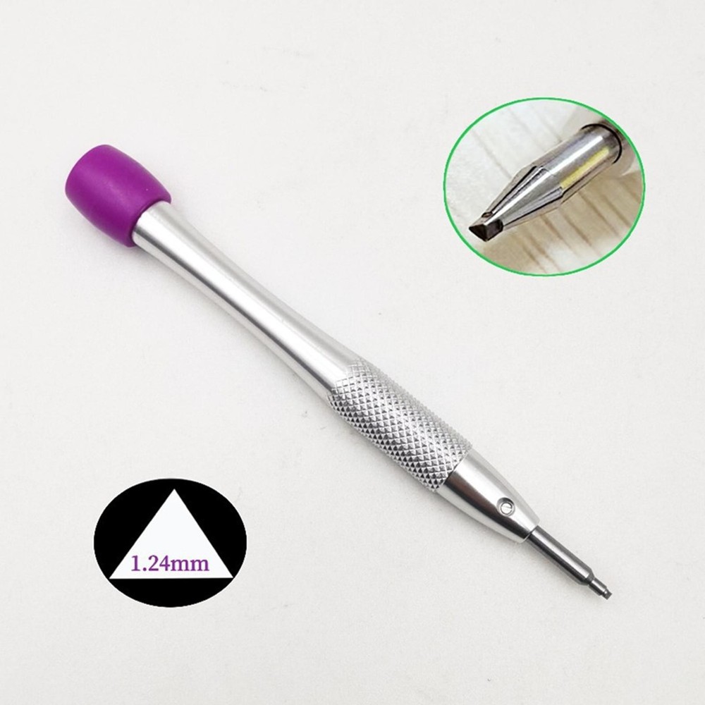 3Pc Metal Triangular Screwdrivers Set For 3235 Watch Movement Accessories