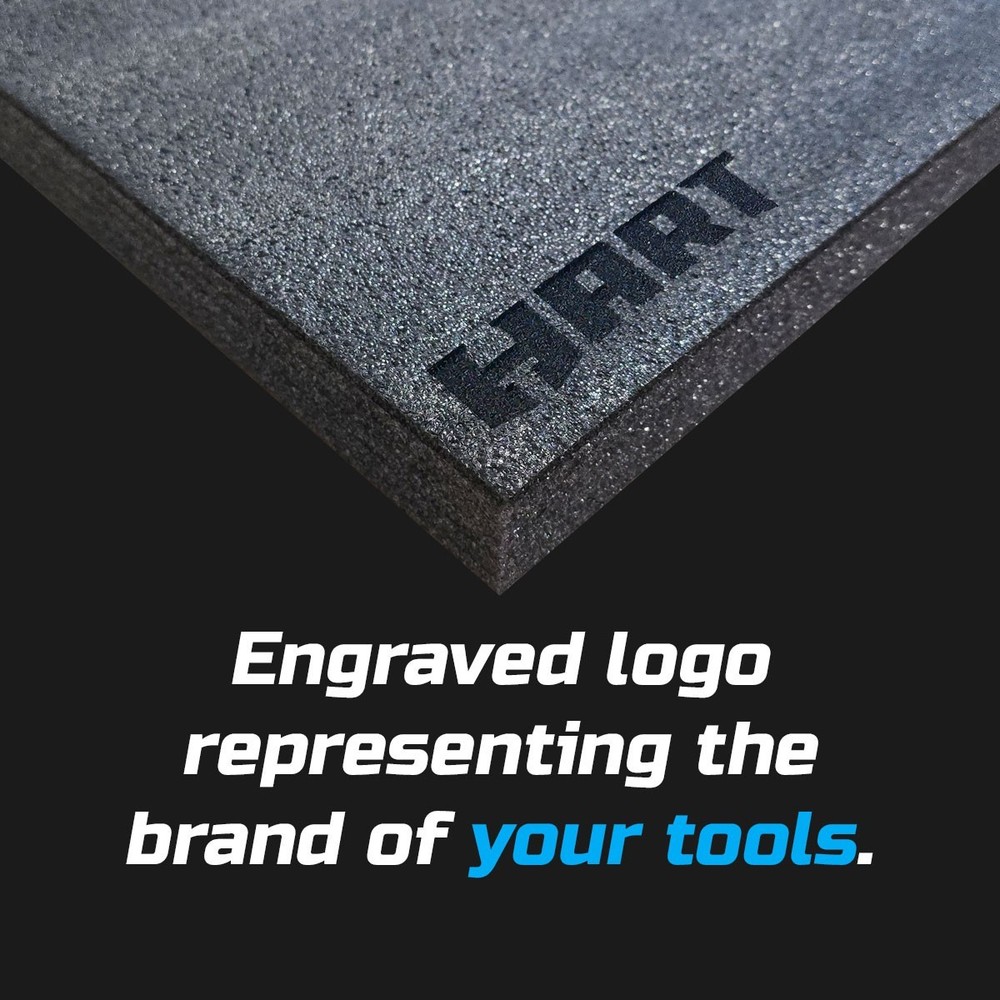 HART DARK shadow foam tool tray insert storage organizer toolbox tool kit set