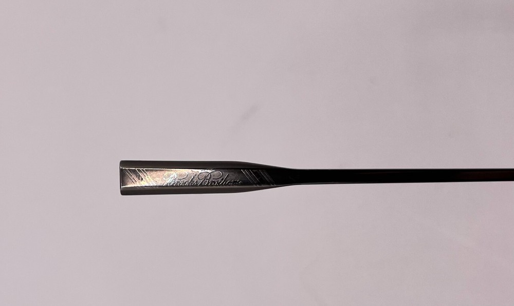 2622 - BROOKS BROTHERS 2035 SILVER LEFT TEMPLE AUTHENTIC
