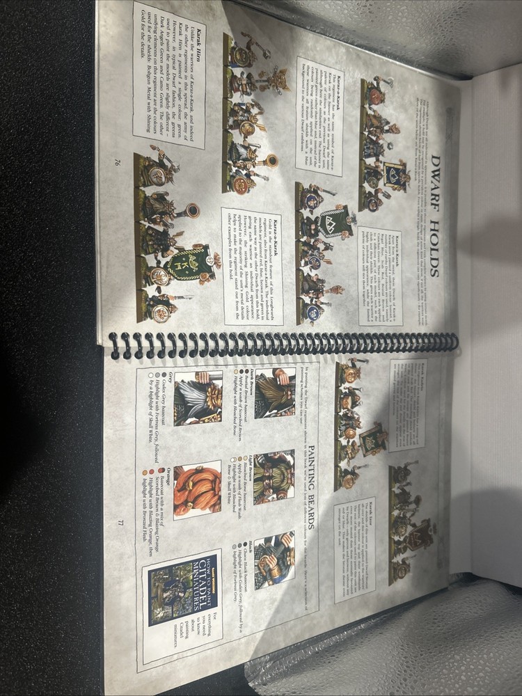 2005 Games Workshop Warhammer Dwarfs Armies Army Book Codex Book