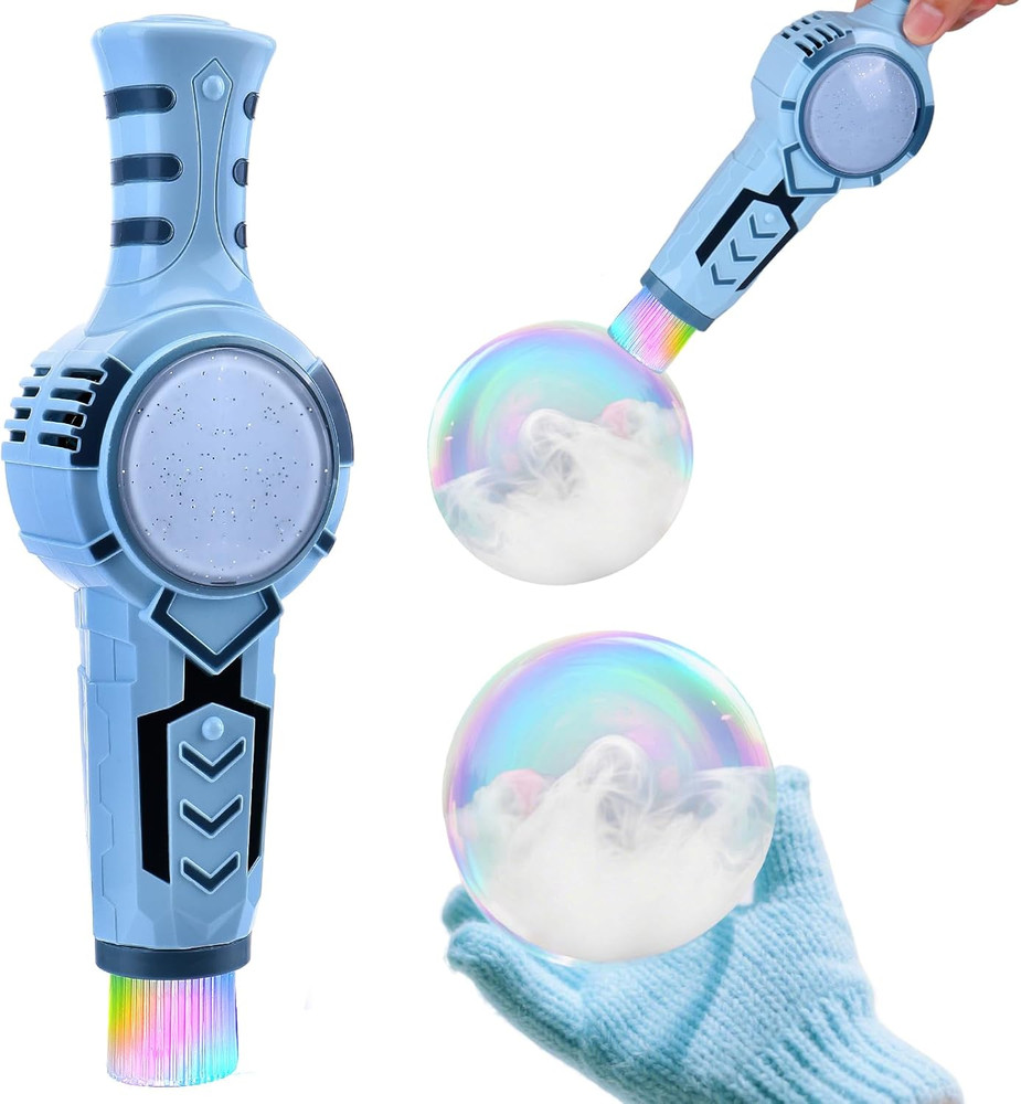 Colorful Bubble Machine with Smoke for Kids