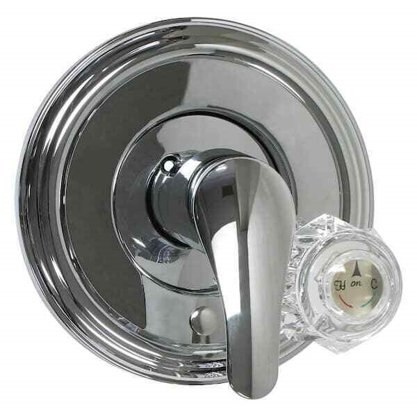 Everbilt 1-Handle Shower Valve Trim Kit for Delta Shower Faucets Chrome