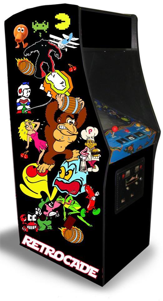 Multicade - MAME - Retrocade Side Art Graphics - Arcade Machine Graphics