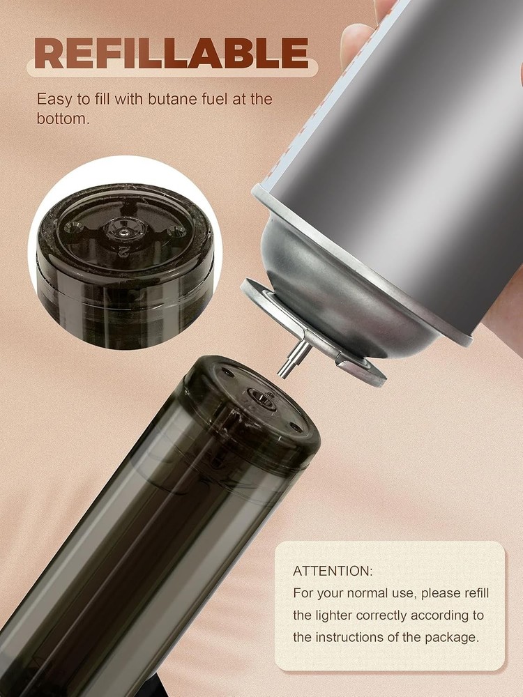 4 Pack Eagle Jet Torch Gun Lighter Adjustable Flame Windproof Butane Refillable