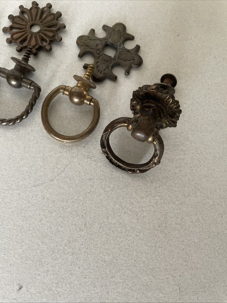 Vintage Drawer Pull 10 pieces Variety