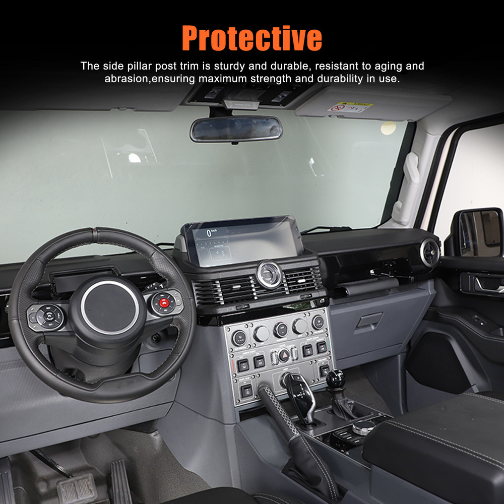 ABS Gloss Black Interior Side Vent Frame for Ineos Grenadier 2020+