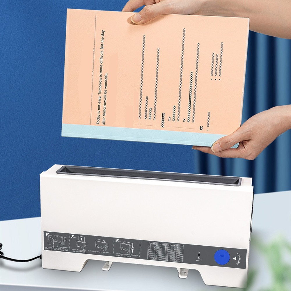 2-Thermal Binding Machine 280 Sheets Capacity Book Binder For A4 A5 Paper