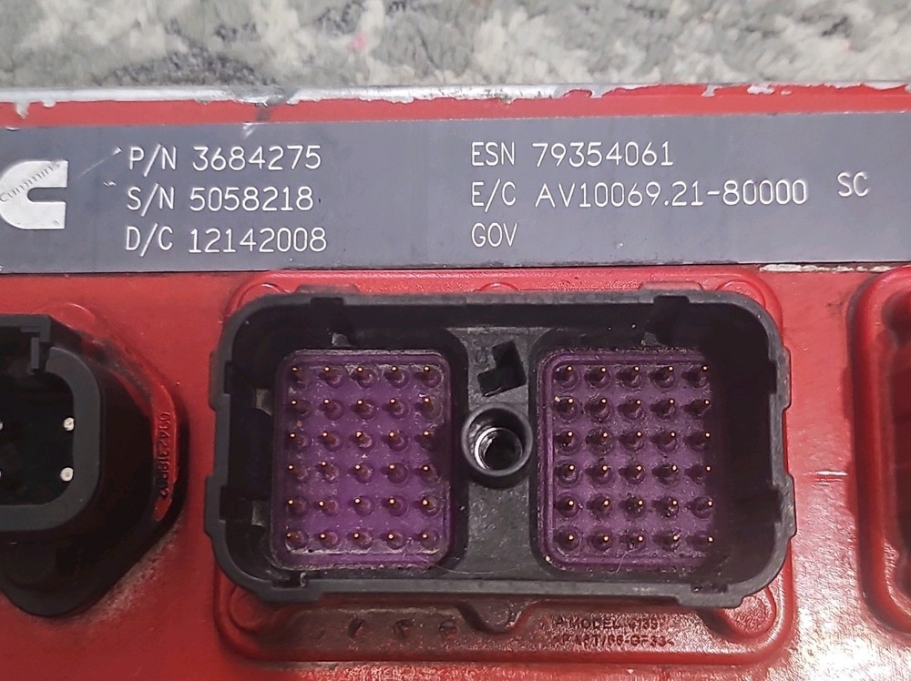 Cummins ISX ECM ECU CM871 Engine Control Module Computer P/N 3684275