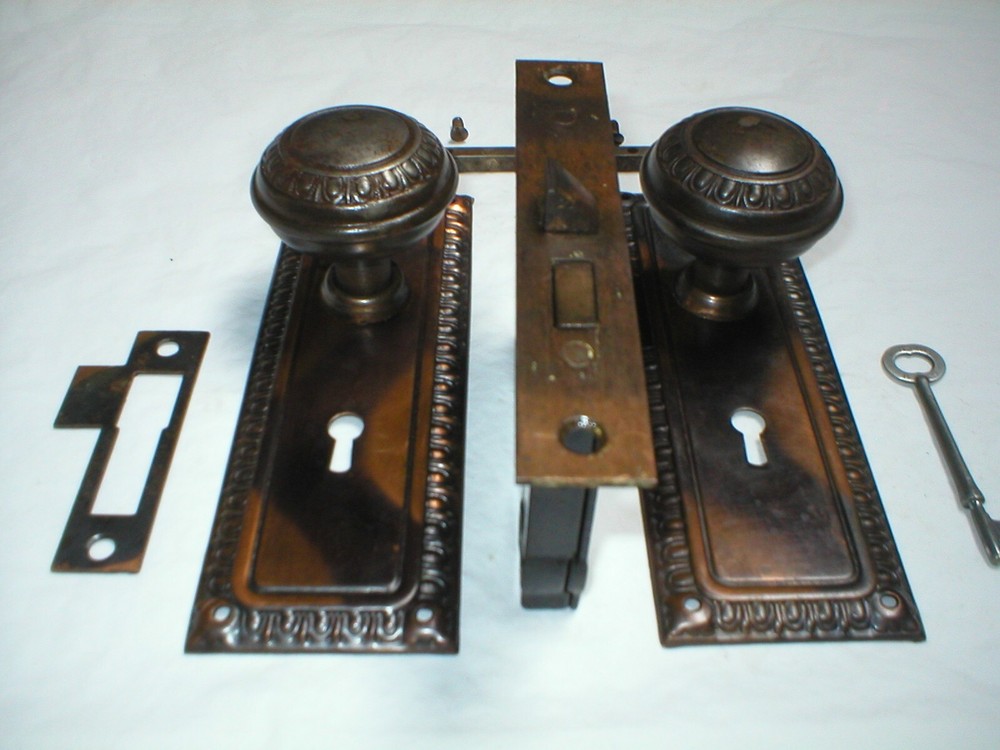 Antique Victorian Era Door Hardware