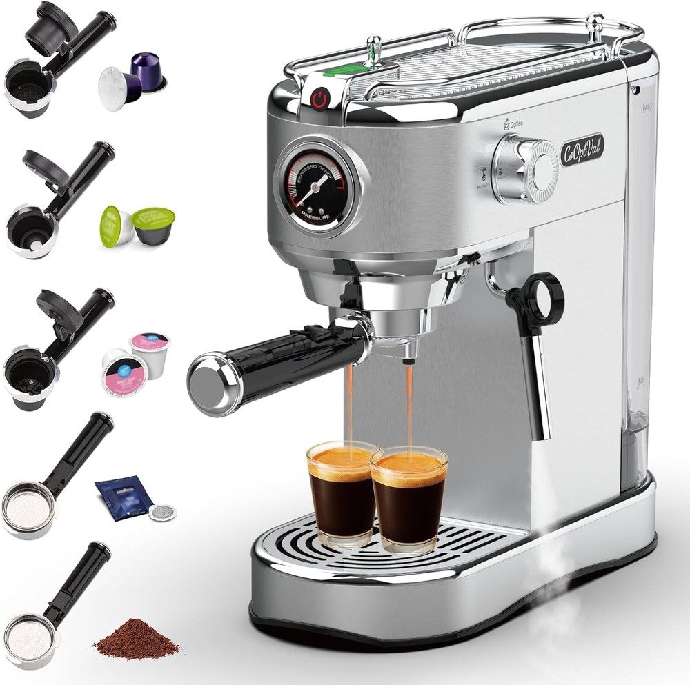 CoOptVal 20 Bar Espresso Machine ST-698-FB B2