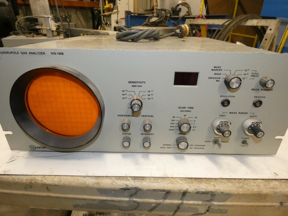 Varian Quadrapole Gas Analyzer 978-1000