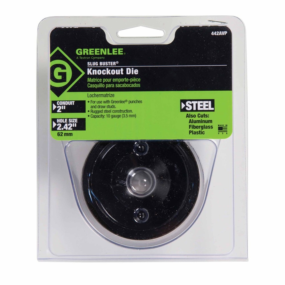 Greenlee 12087 C-Frame 1/2" Conduit Size Die Replacement Tool