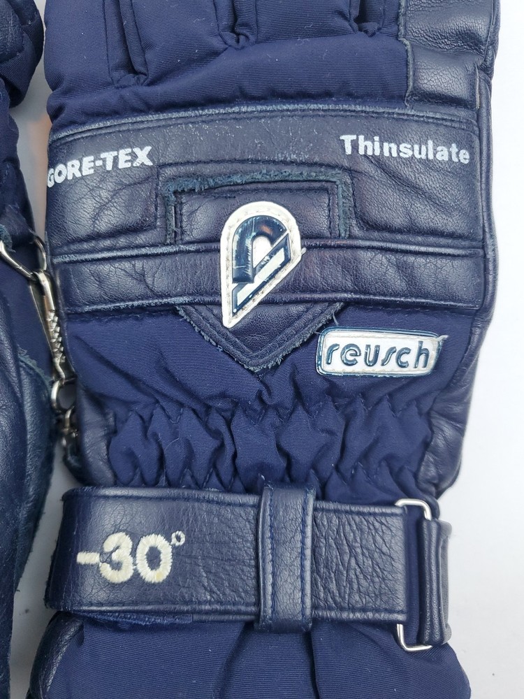 Vintage Reusch Thinsulate Gortex -30 Blue Gloves