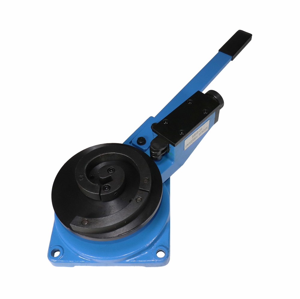 Erie Tools® Bench Mount Scroll Bar Bender for Angular Roll Hoop and Coil Bending