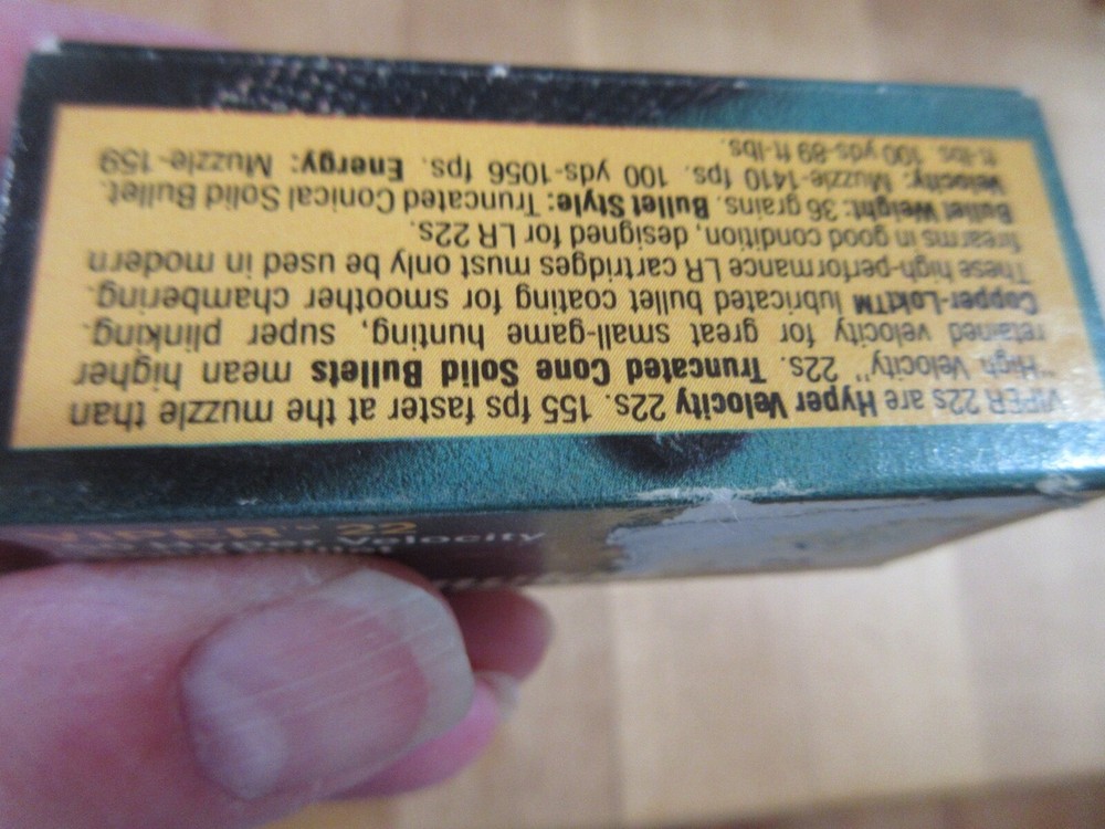 Empty Ammo Box Remington Viper 22 (w17) # 66