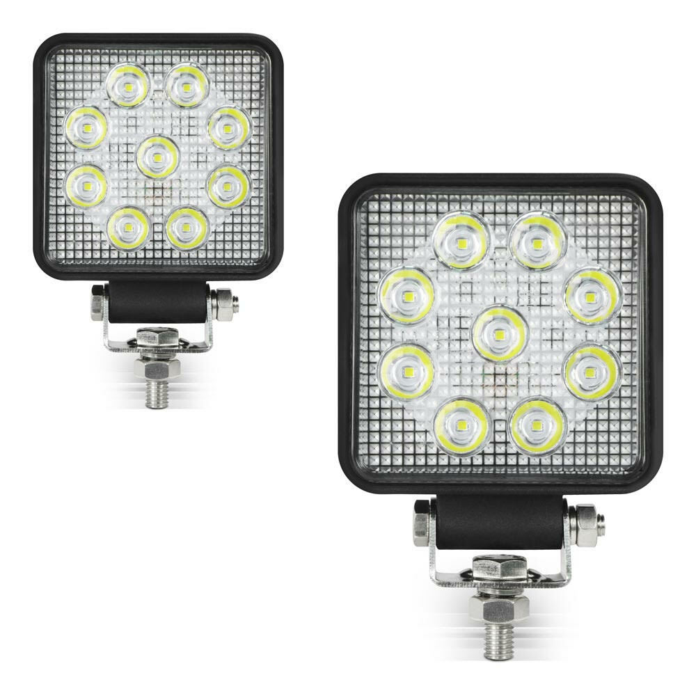 (Pair) 10-30 Volt DC LED High Power Work Light With Spot Light Pattern