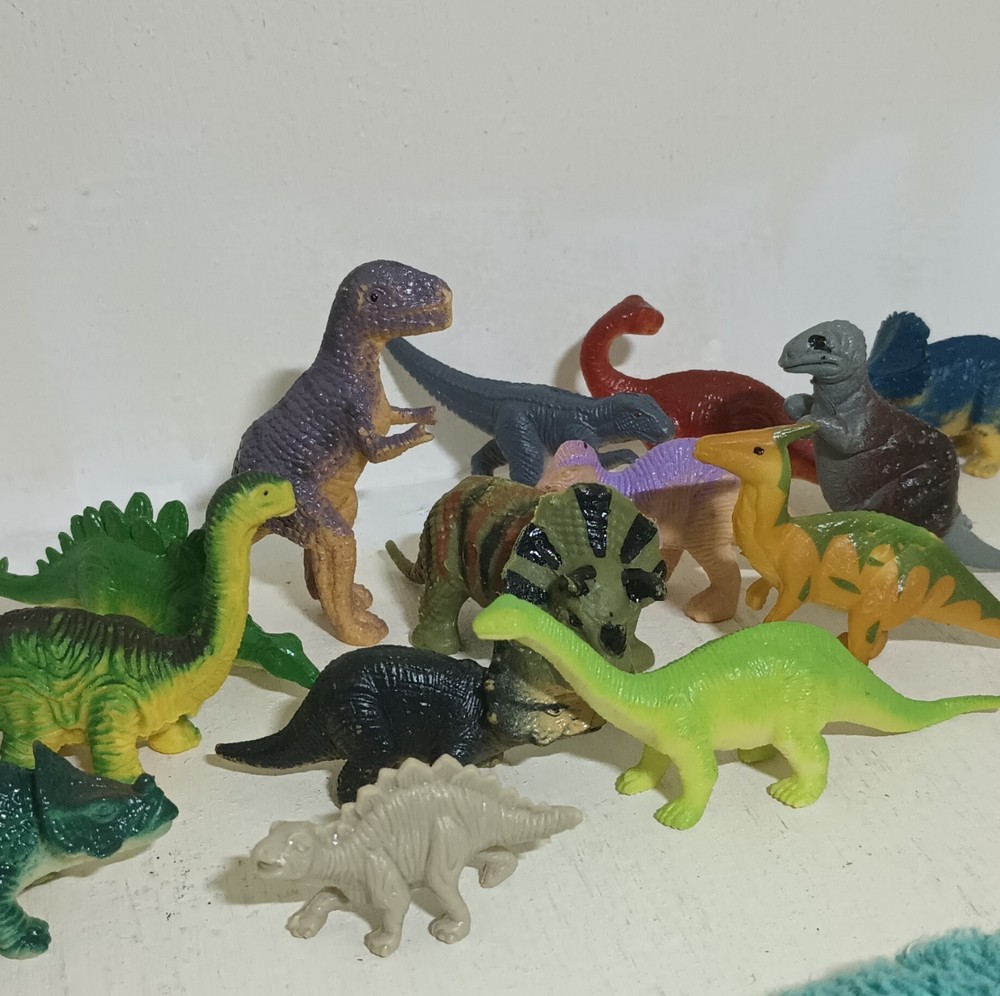 Assorted Plastic Dinosaur Figures