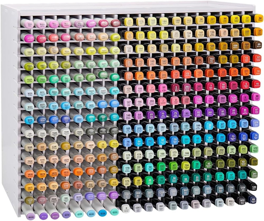 300 Marker Rack Organizer - Easy Assembly, No Tools Required