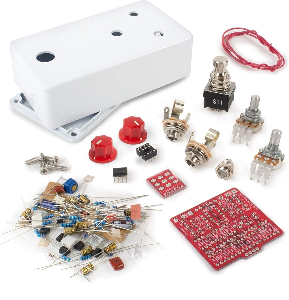 StewMac EC Expander Pedal Kit, With White Enclosure