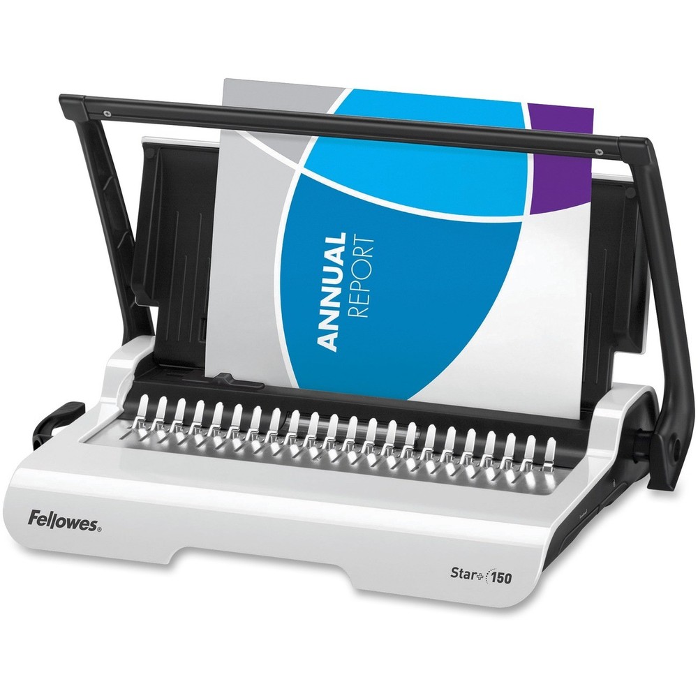 Fellowes 5006501 Star+ 150 Comb Binding Machine White