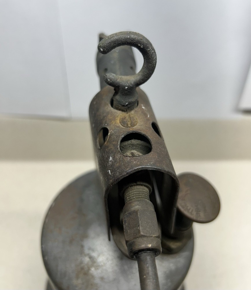 Vintage brass hand held blow torch