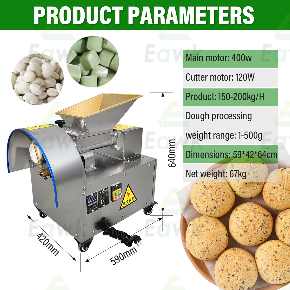 Auto Dough Divider Cutter Dough Forming Machine Pizza Bread Biscuits Making