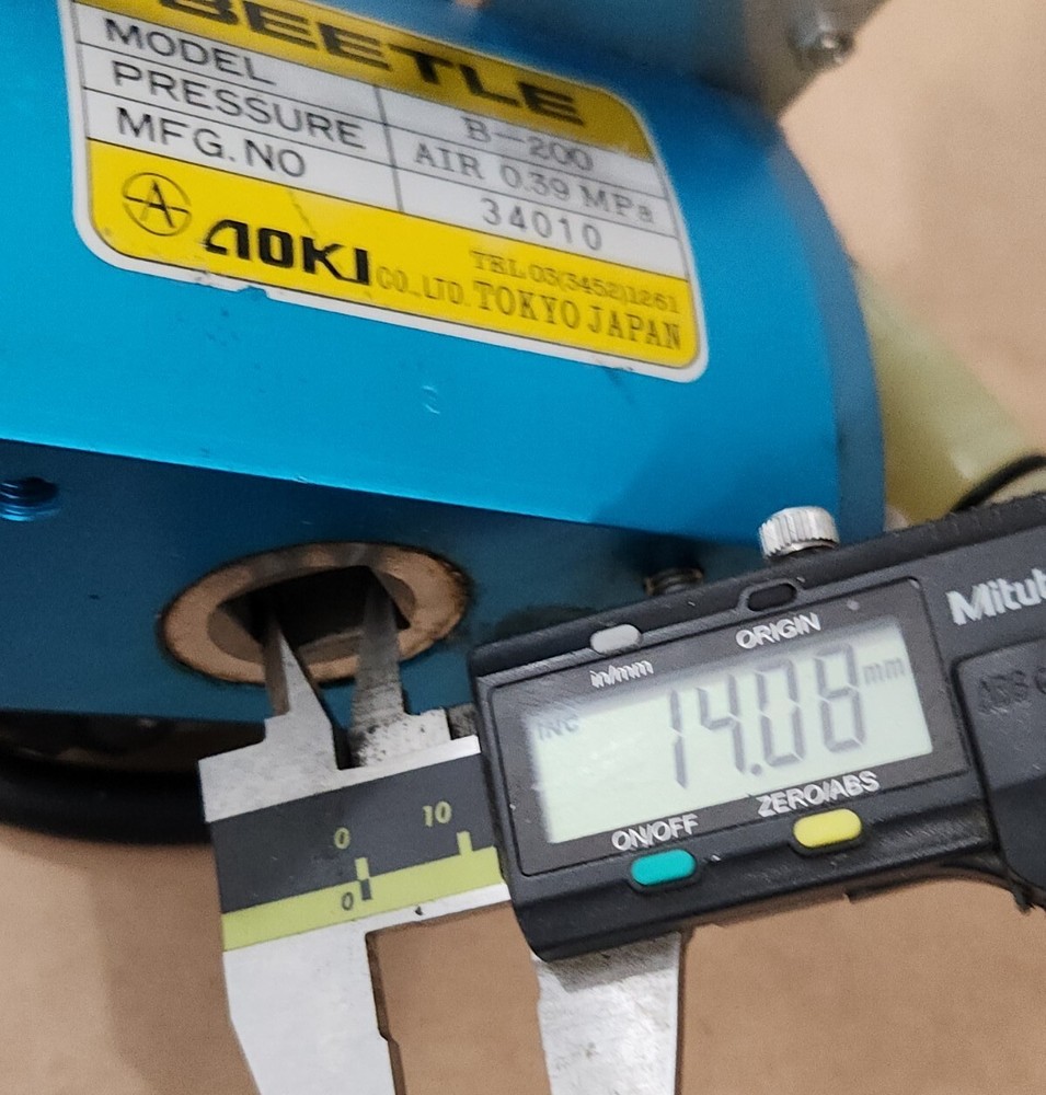 *PREOWNED* Aoki Beetle B-200 Pneumatic Actuator 0.39 MPa w/ Microswitch Warranty