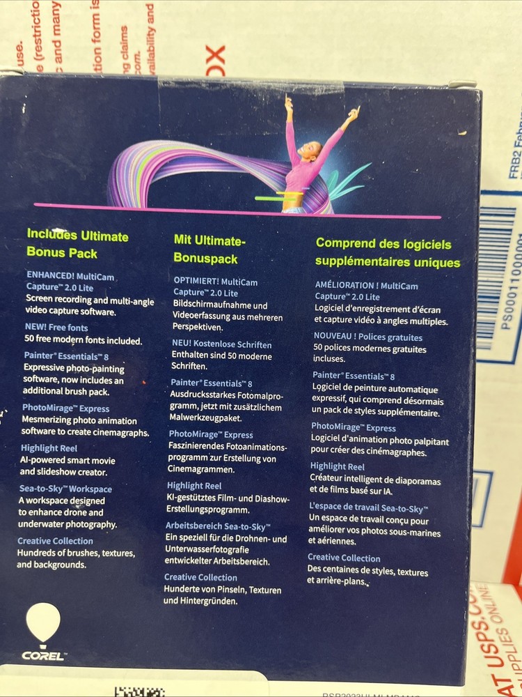Corel PaintShop Pro Ultimate Agnostic (Windows, Boxed with Download Code).