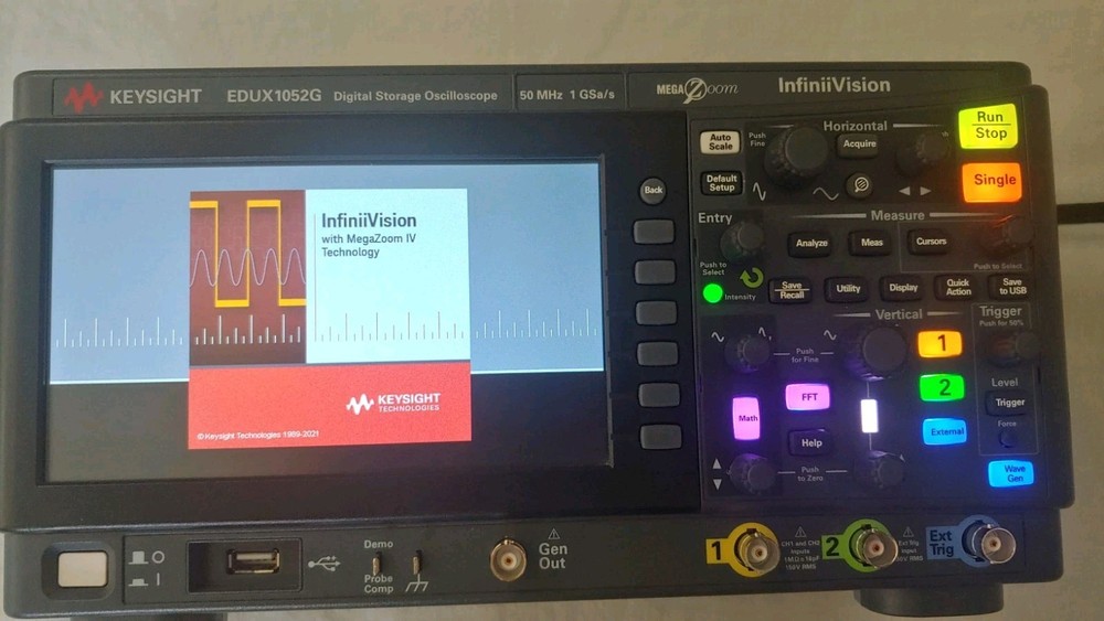 KEYSIGHT EDUX1052G Digital Oscilloscope w/ Built-in Bode Plot, Awesome