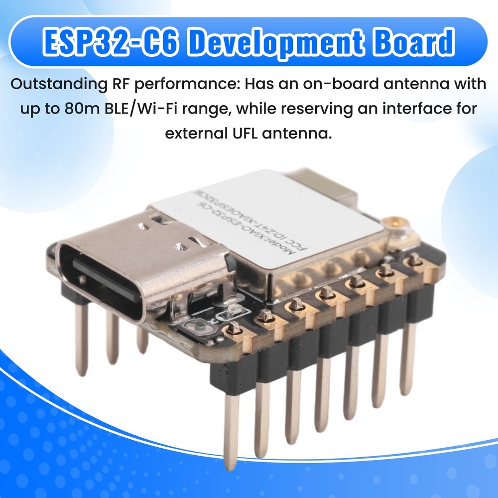 XIAO ESP32C6 Development Board WiFi 6 + Bluetooth Support 6618