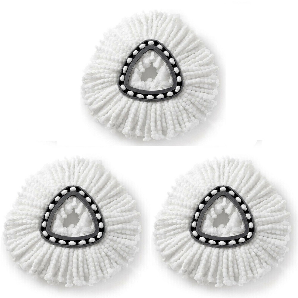 4x Replacement Microfiber Mop Head Easy Clean Wring Refill For O-Cedar Spin Mop