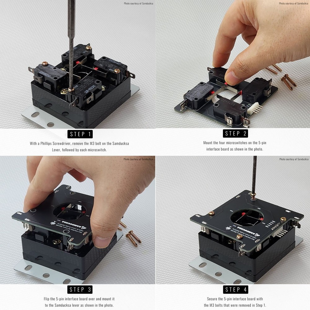 Samducksa Crown 5-Pin Adapter PCB 303 309 Joystick Interface Board Lever