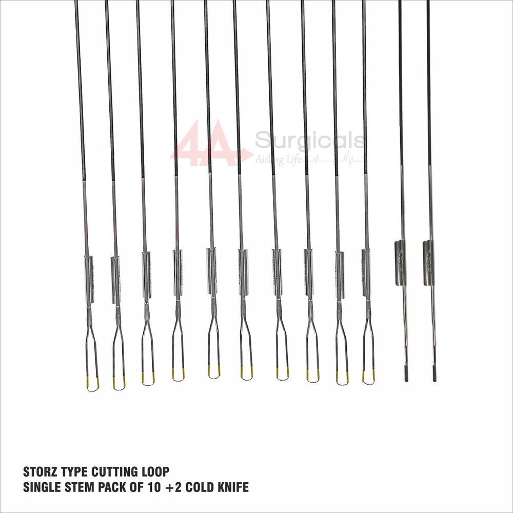 4A CUTTING LOOP SINGLE STEM PACK OF 10 +2 Cold Knife