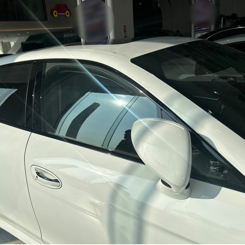 Glossy Black Chrome Delete Window Trims For Porsche Panamera 2010-2016