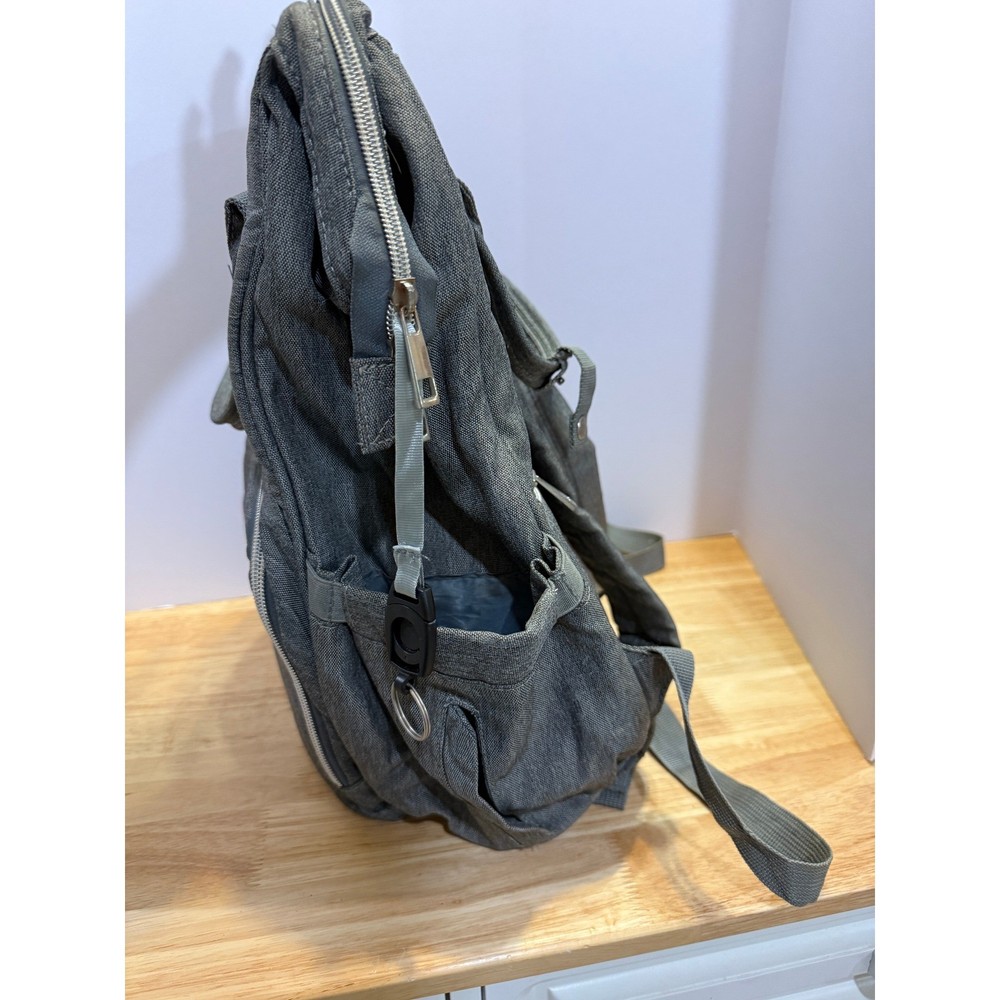 Dodo Babies Diaper Bag Backpack – Gray – Excellent Condition