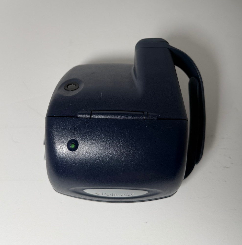 Original Vintage Polaroid 600 Instant Camera Navy Blue - UNTESTED
