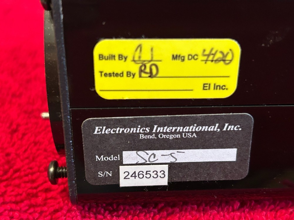 ELECTRONICS INTERNATIONAL SC-5 SUPER CLOCK TIMER