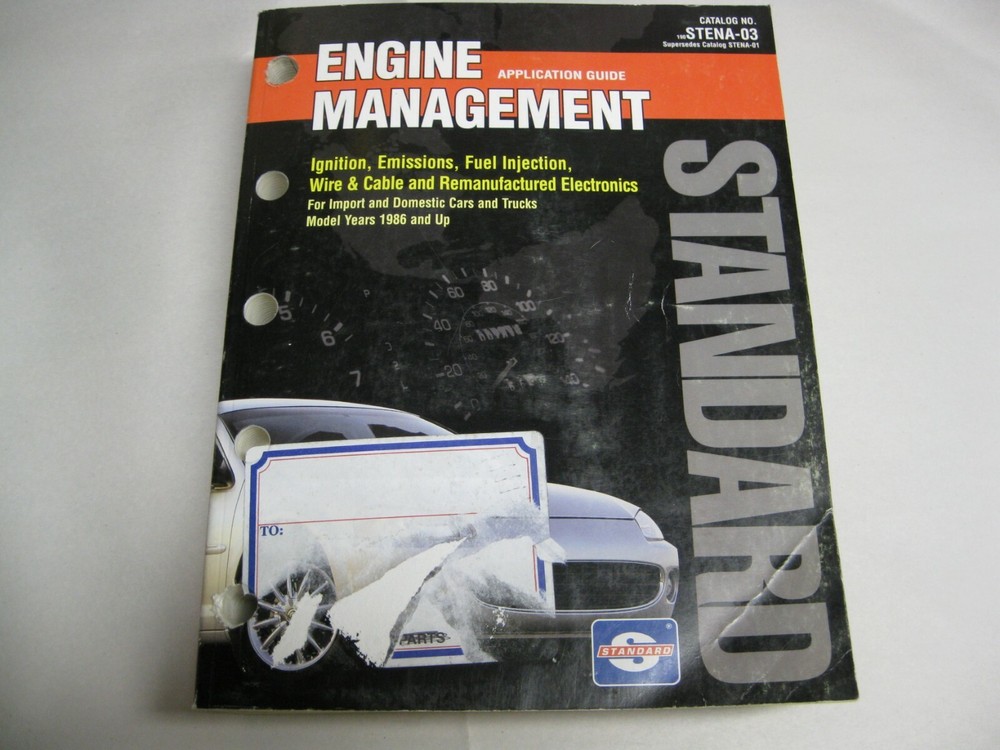 Standard STENA03 Engine management application guide 1986 and up