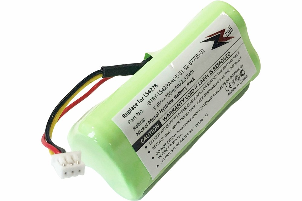 2-Pack ZZcell™ Bar Code Scanner Battery For Symbol LS4278 / BTRY-LS42RAAOE-01