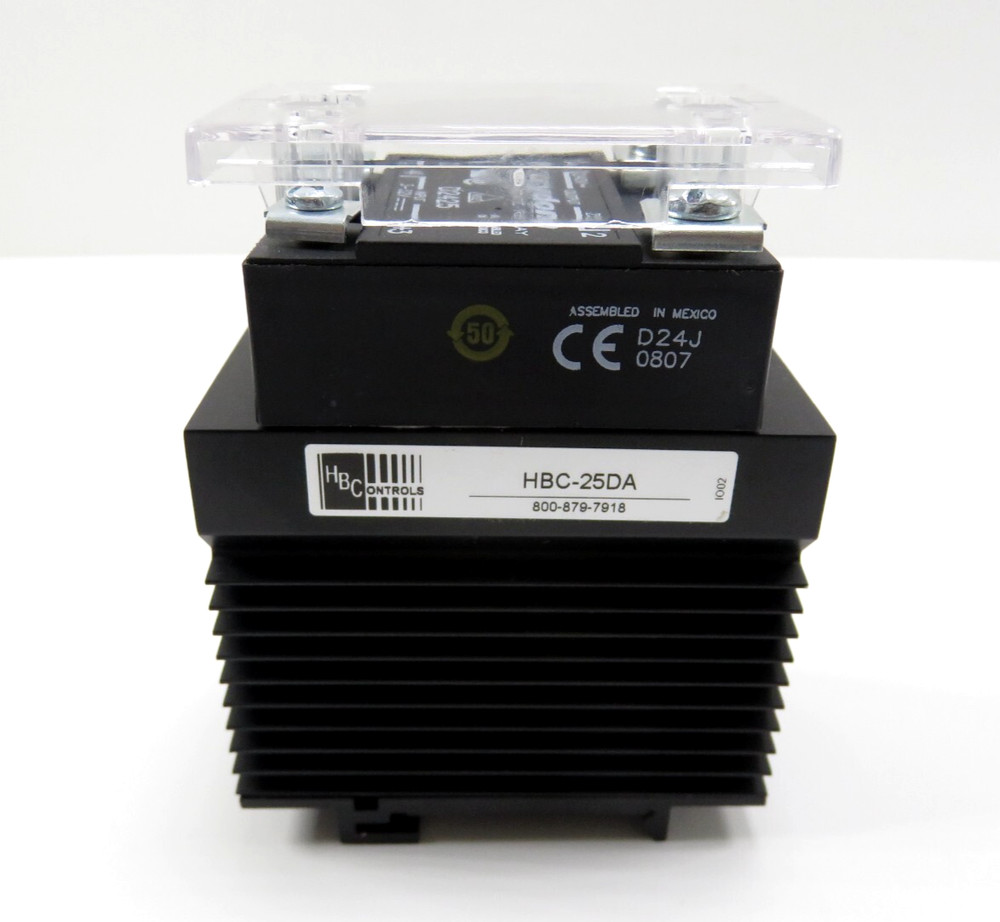 **New** Crydom D2425 Solid State Relay w/ HBC Controls HBC-25DA Heat Sink