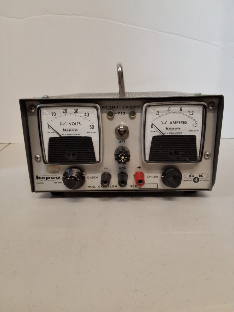 Vintage Kepco Regulated DC Power Supply Untested