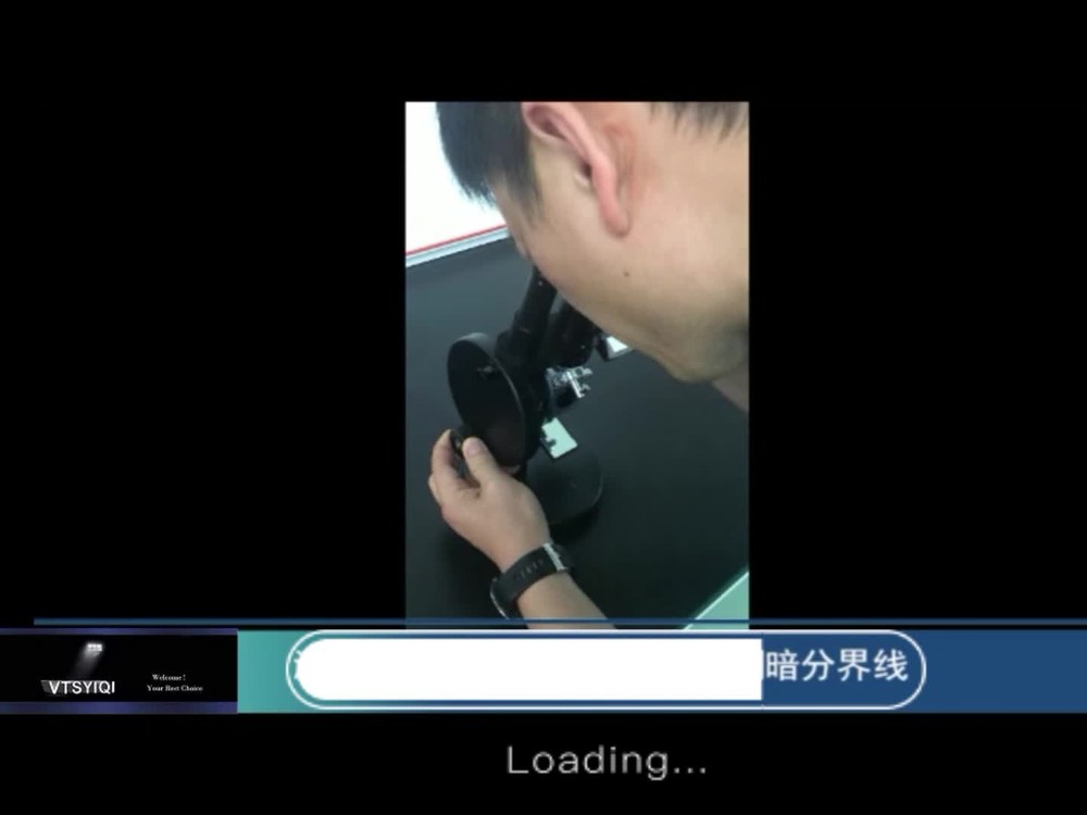 ABBE Refractometer Lab Binocular Abbe Refractometer with Range 1.3000-1.7000nD