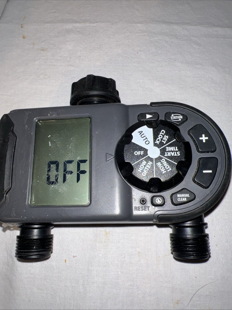 Orbit 56544 1-Dial 2Outlet Hose Faucet Timer Programmable Sprinkler System A14
