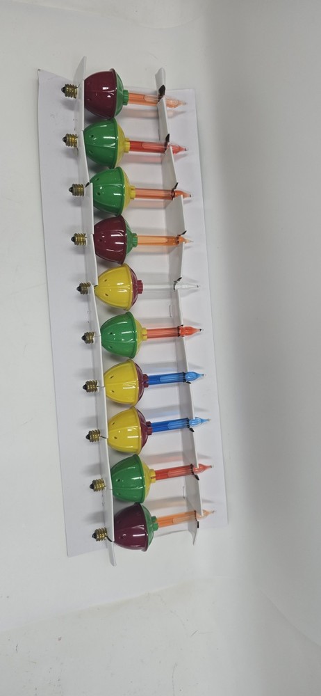Santa Forest Christmas 10 String Light Set Multicolor READ