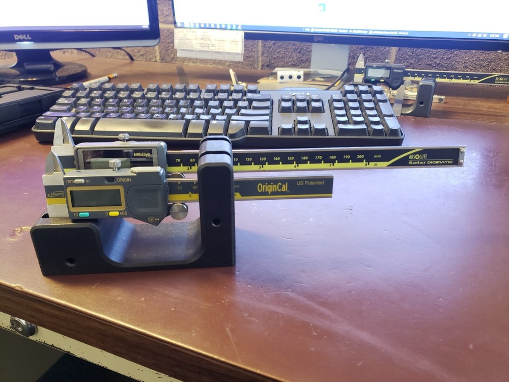 CNC Made Caliper Stand Desktop, Machine Mount, Toolbox, and Presentation